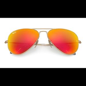 Mirrored Ray Ban Aviators